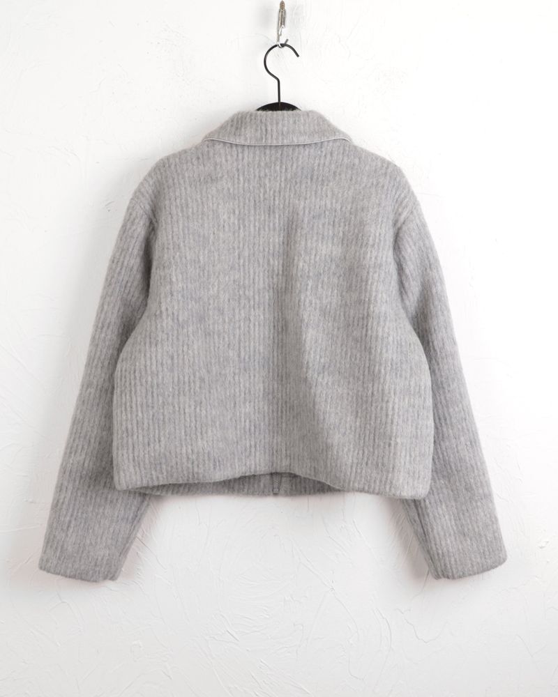 [Wool 50] Milko Mohair Short Collar Jacket