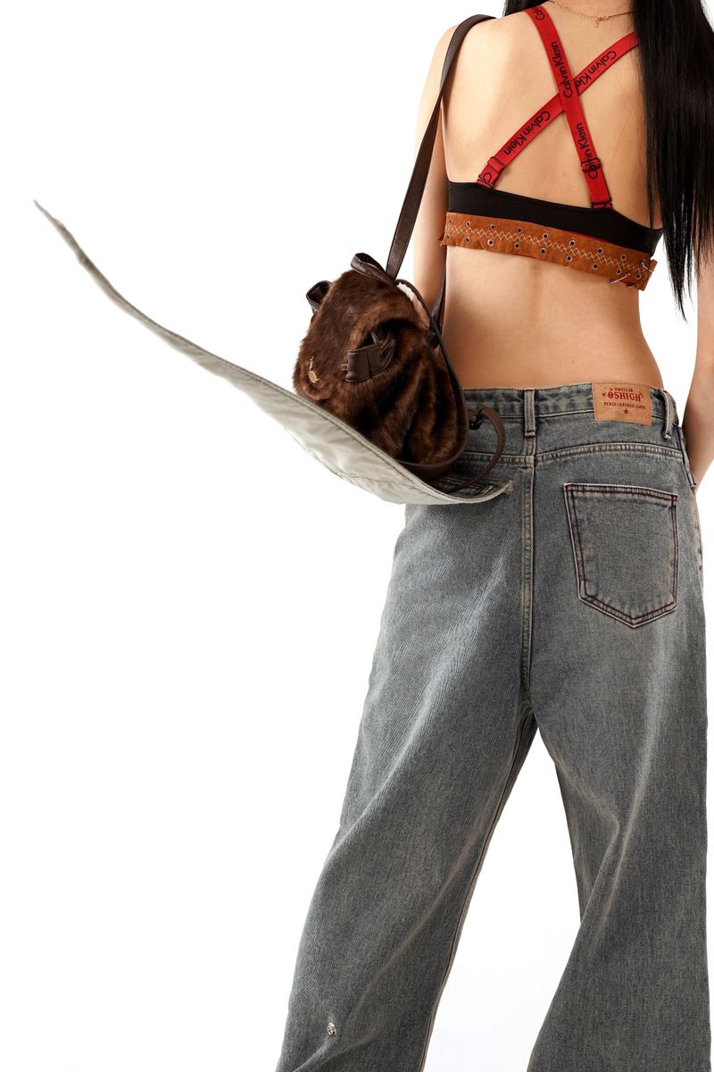 Tail Button Pants (Denim)