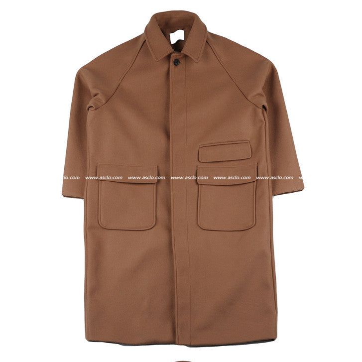 ASCLO Wool Raglan Balmacan Coat (3color)