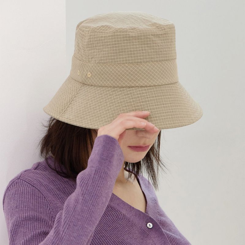 VZ Label Ripstop Bucket Hat / Beige
