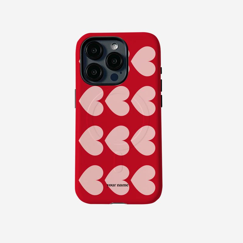 a3b3（エースリービースリー）の「ハートパターンマグセーフタフケース（スマホグッズ/小物）」