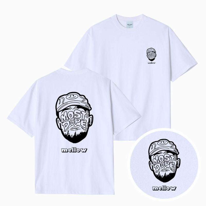 mellowconcept（メロウコンセプト）の「U10 グラフィックTシャツ White（トップス）」
