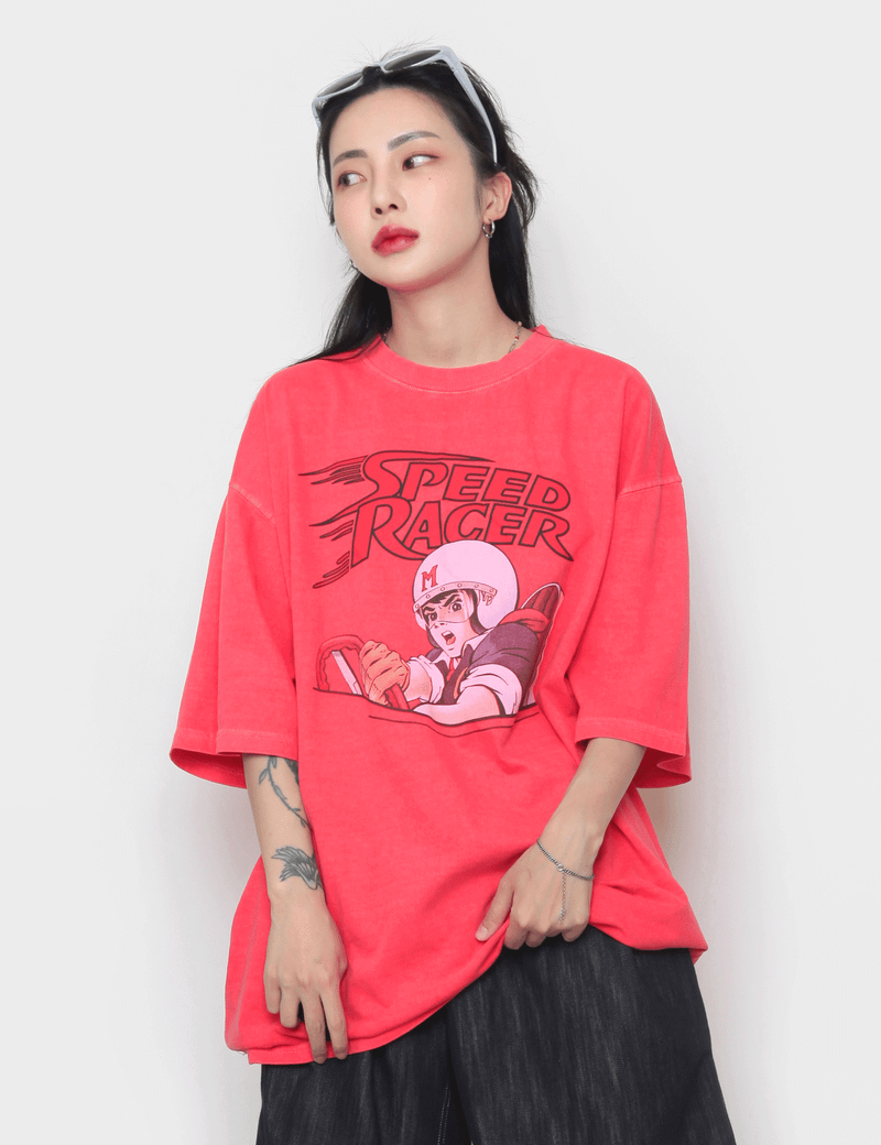 Speed racer short-sleeved T-shirt