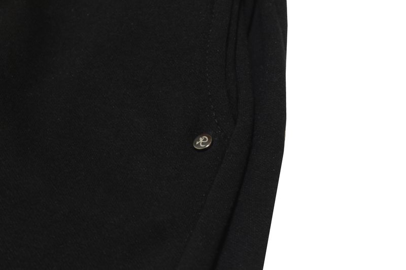 keyring side tuck sweat pants (black)