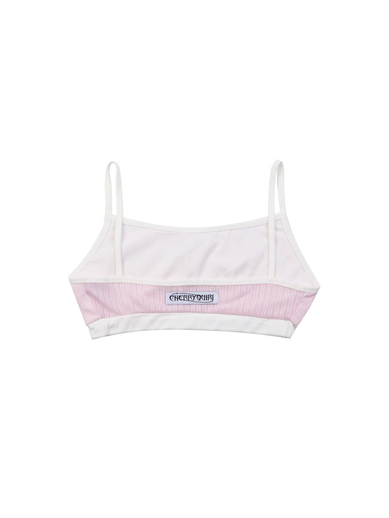 basic bra top - light pink