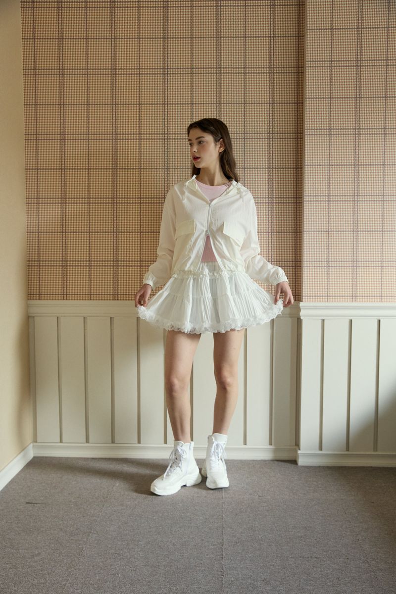 PINK PINEAPPLE(ピンクパイナップル)の「TWO-WAY STRING WIND BREAKER (4 COLORS)(Jackets/Outerwear)」