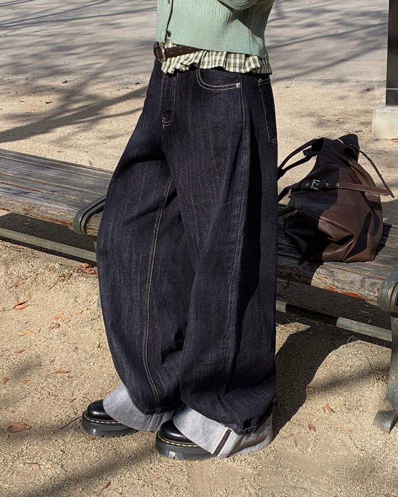 [ORIGINAL] Keyring Selvic Rollup Denim Pants
