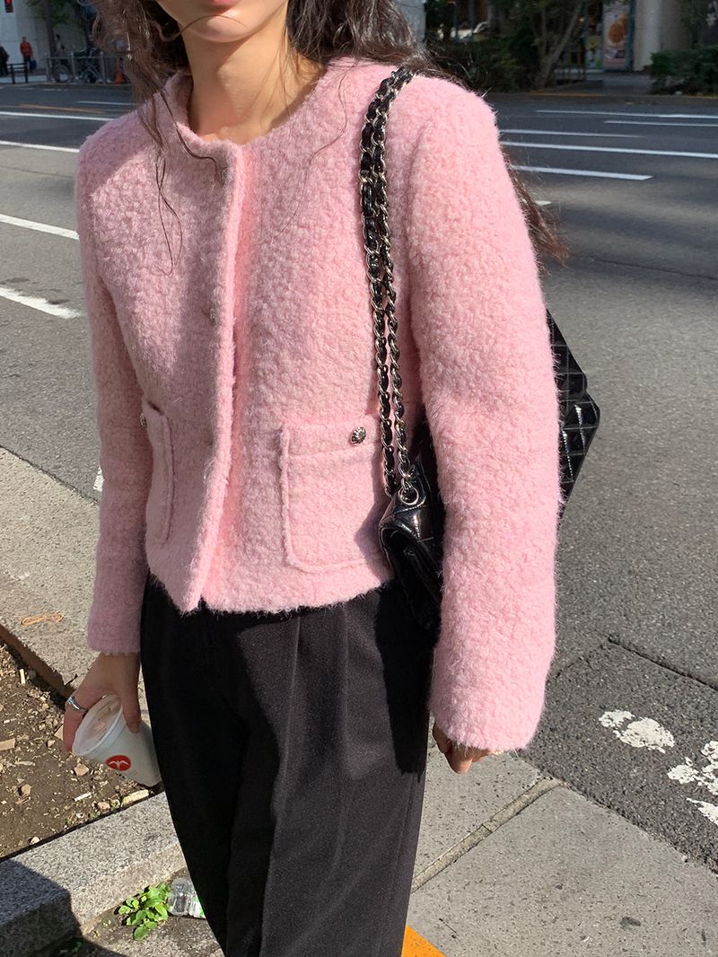 [MADE] [Wool Napping] Winter Warm Pintuck Wide Slacks