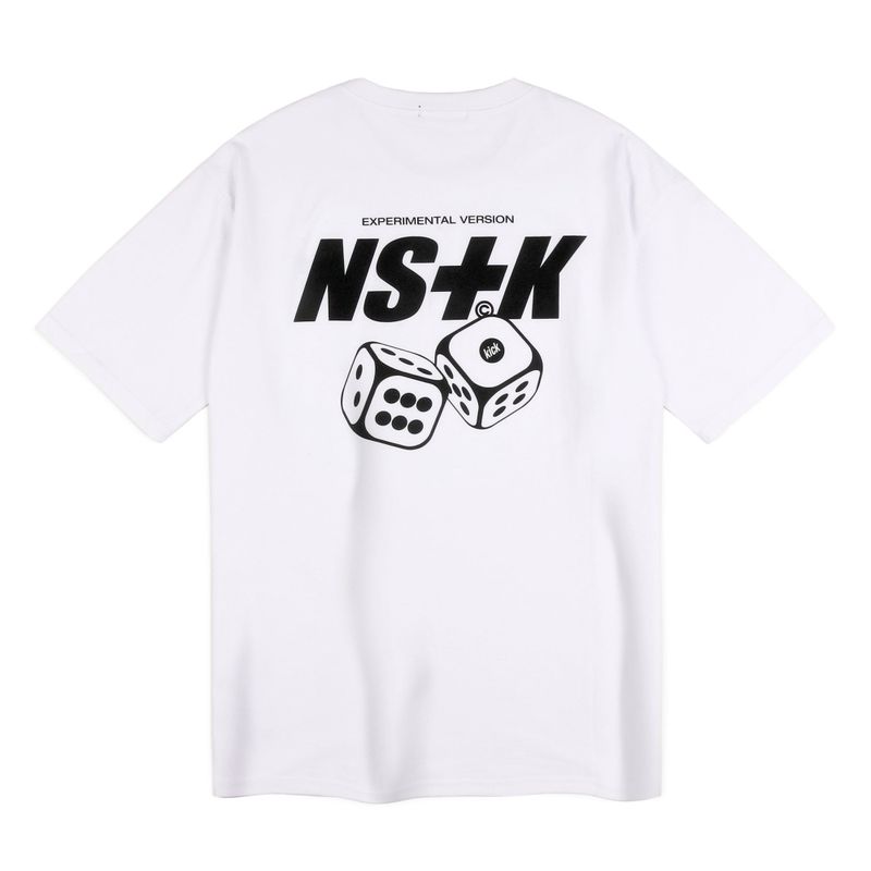 NASTYKICK（ナスティーキック）の「[NSTK] Kick Dice Tee (White)_K22QB603（Tops）」