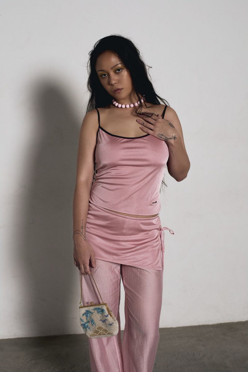 CONTRAST CAMI TANK
