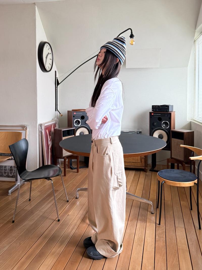 dot pocket pants