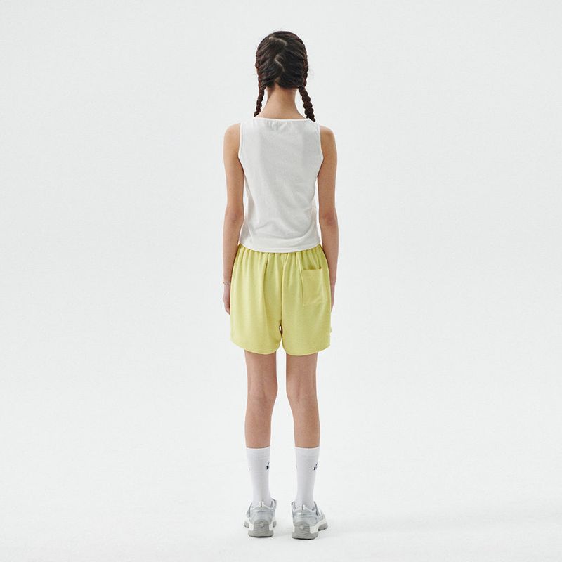 Rib Boatneck Sleeveless, White