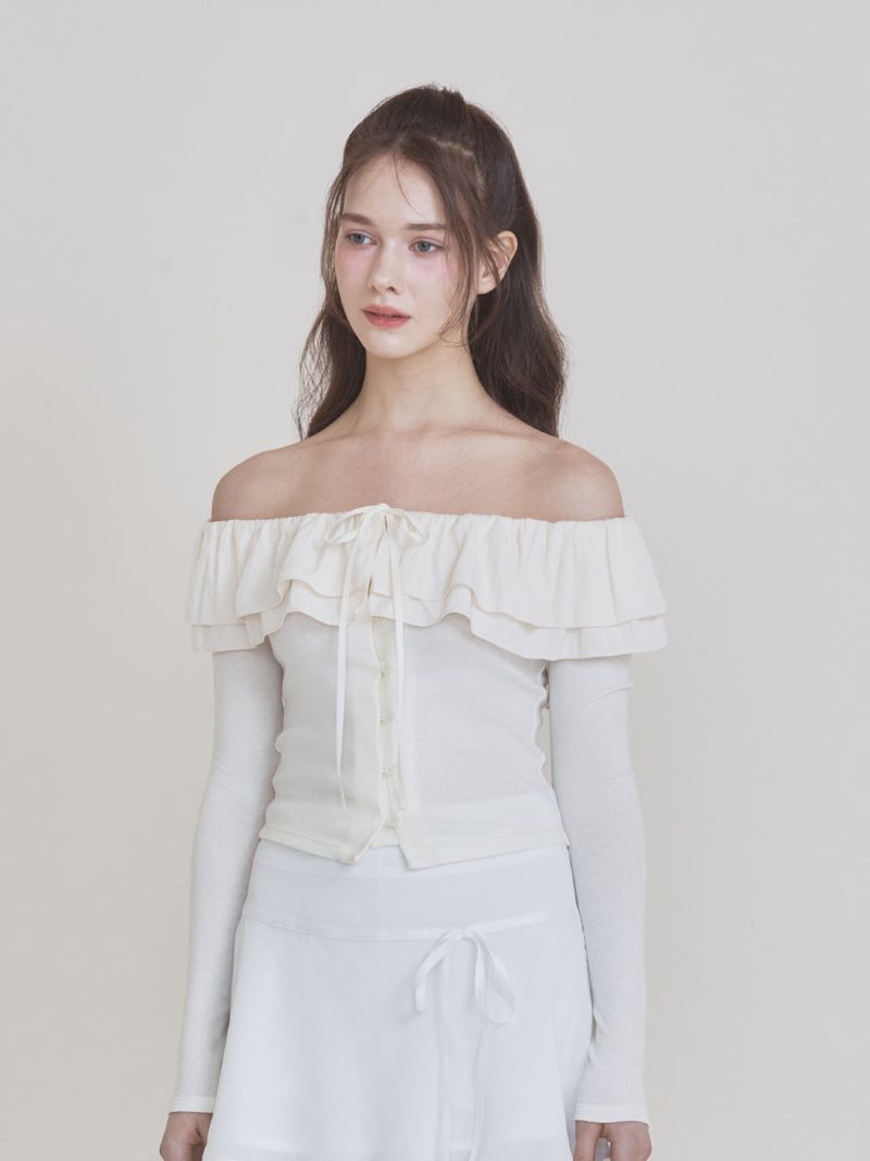 Lina top (Cream)