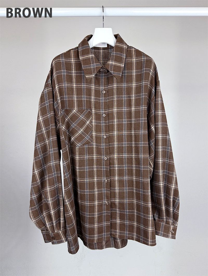 SLOW TWO-WAY CHECK SHIRT (2C)
