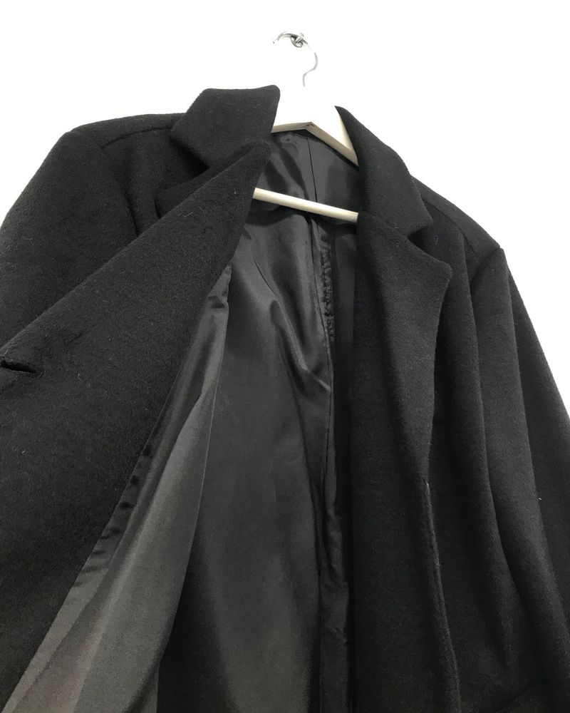 Wool Blend Essential Long Coat (2 Colors)