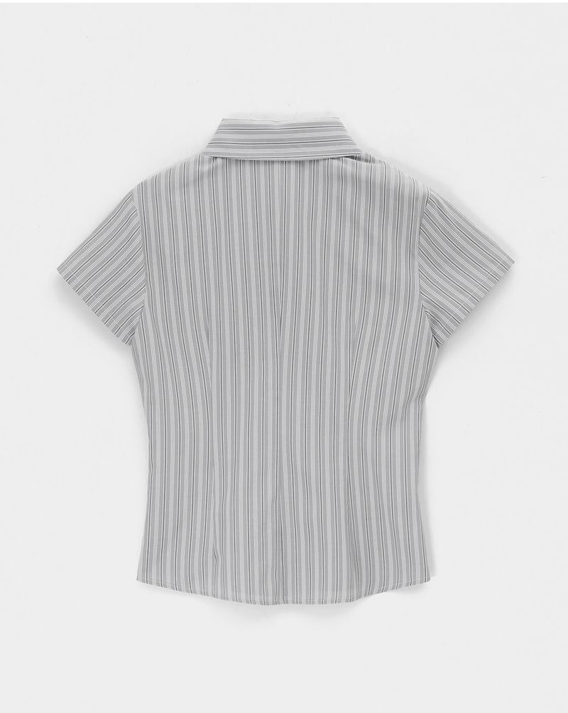 [MADE] Bade Stripe Short Sleeve Shirt