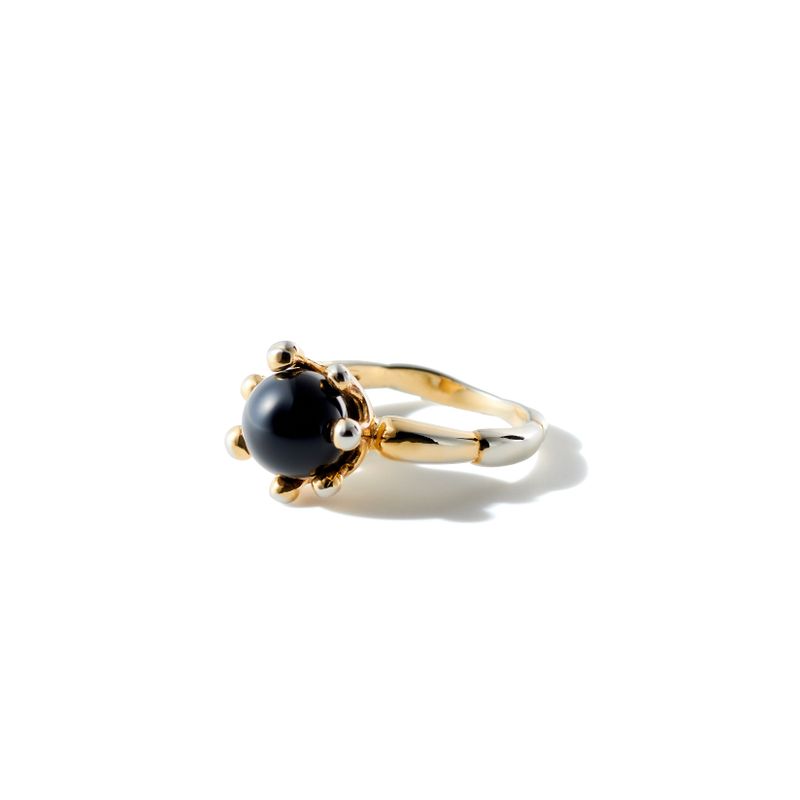 Frica Jewelry(フリカ ジュエリー)の「MELTING RING 3 (onxy)(Accessories)」