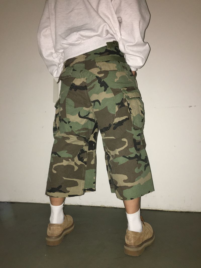 Premium Camo Cargo Bermuda Shorts