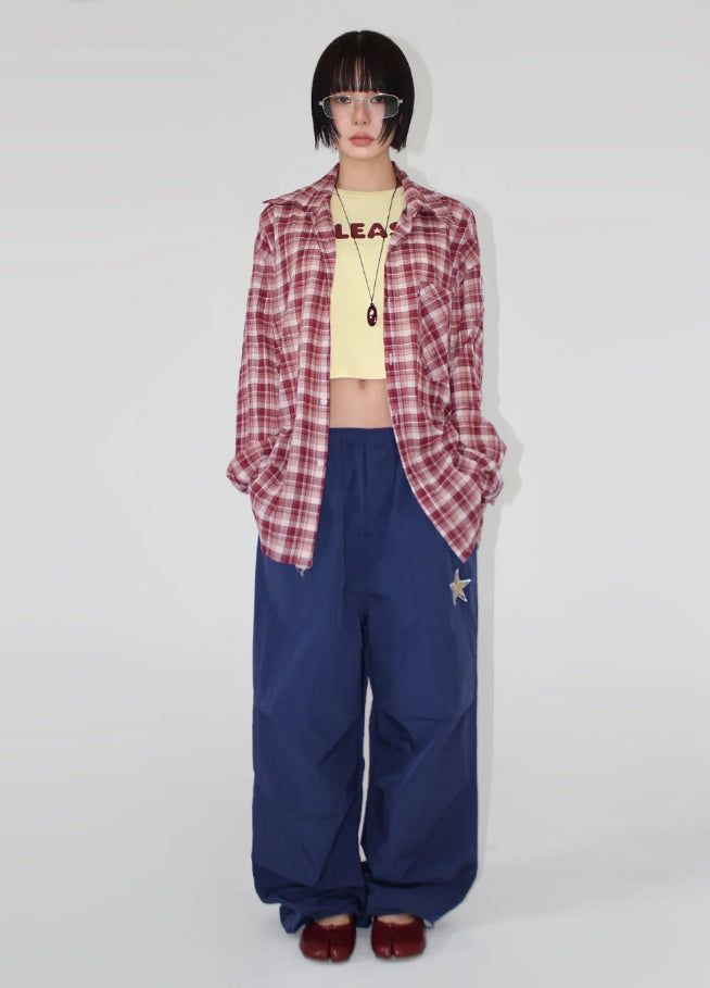 RAW EDGE CHECK SHIRT