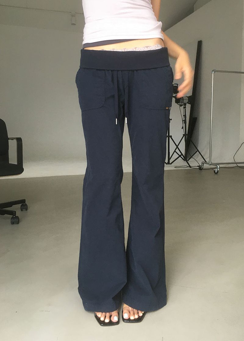 SOFT RIB BOOTS CUT PANTS