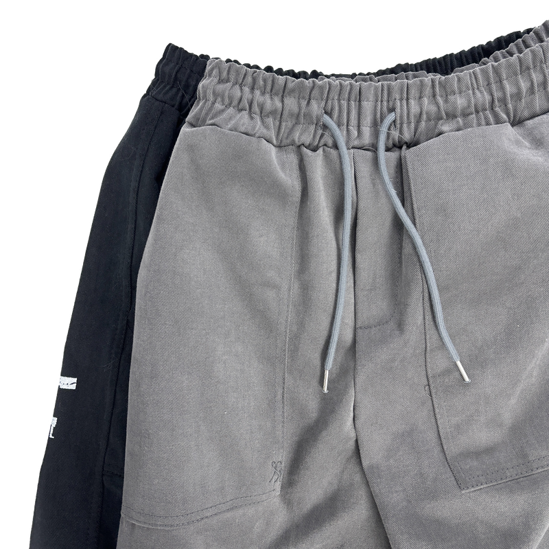 peach graphic cargo pants