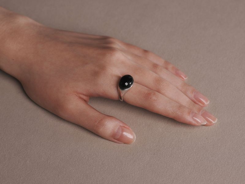 Bonbon ring Onyx