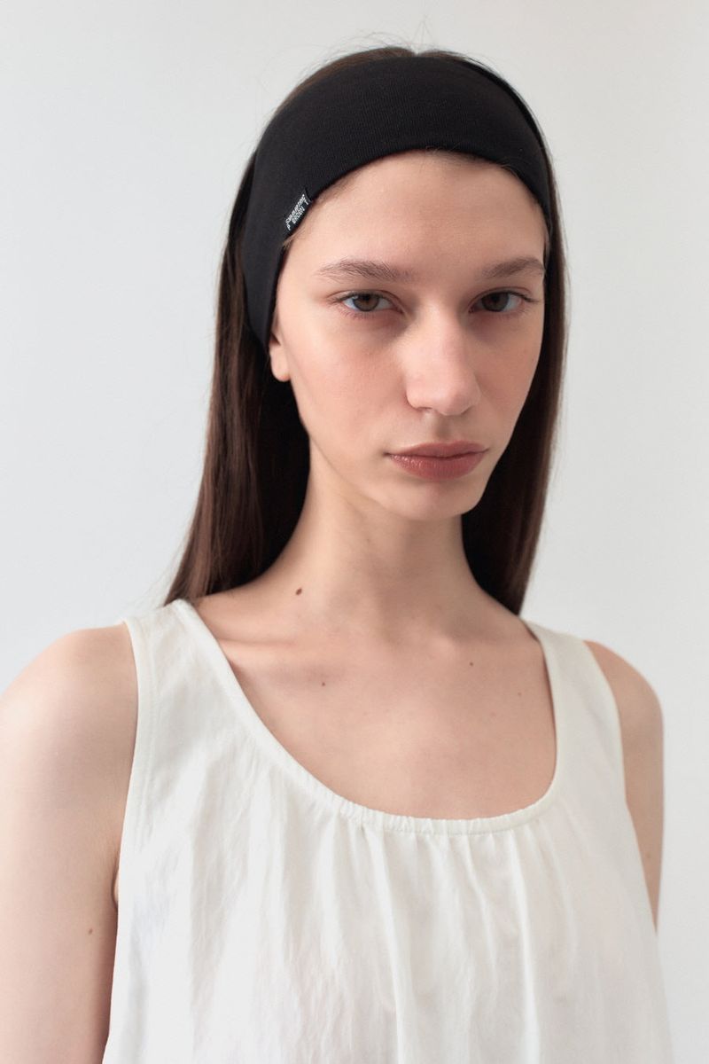 SYMMETRIC PERCENT（シメトリック パーセント）の「ベーシックヘアバンド / ブラック（ヘアアクセサリー）」