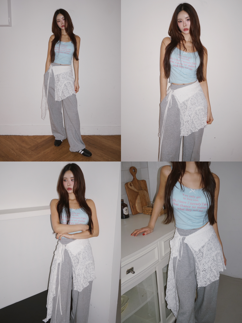 dereborujo（ドレボルゾー）の「coordi lace unbalanced layered skirt（Skirts）」