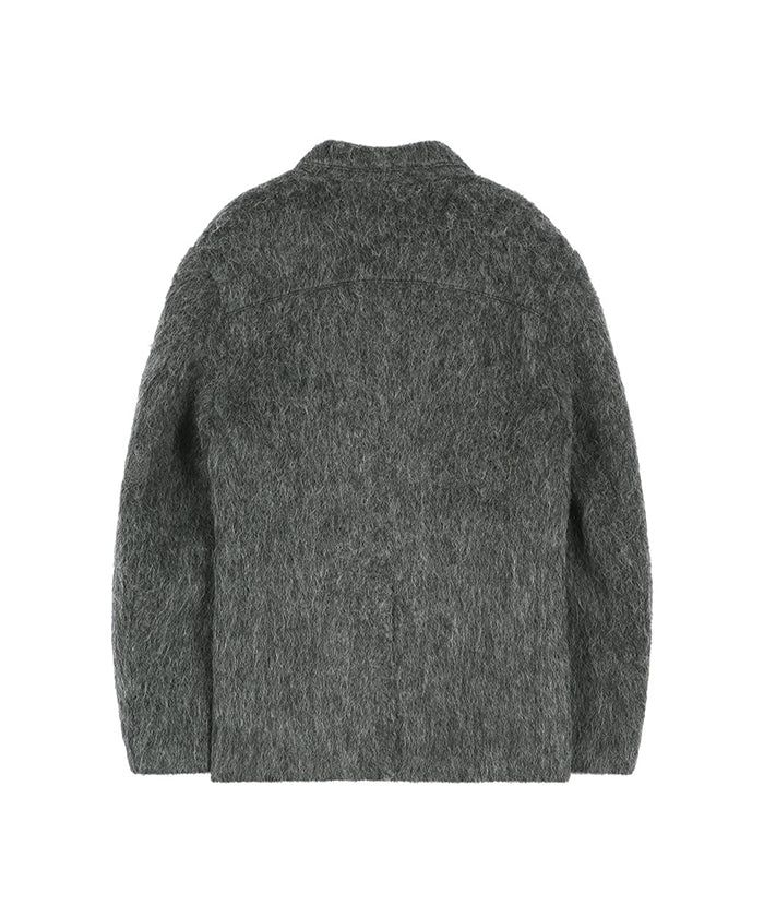 Alpaca Oversize Jacket (GRAY)