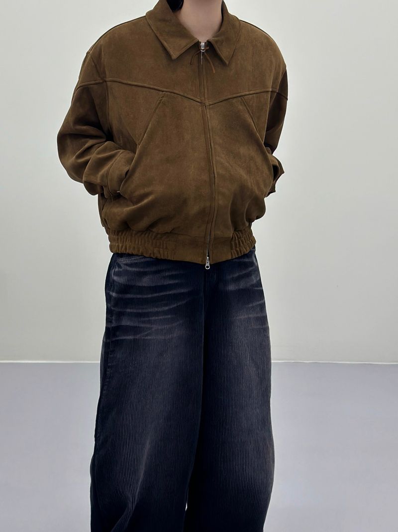 EL cut suede jacket 3C