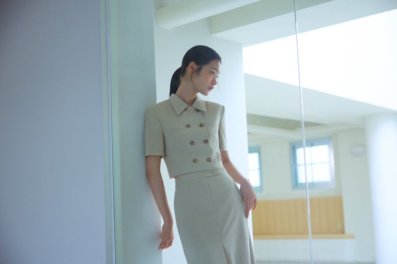 NO.27 SKIRT - BEIGE