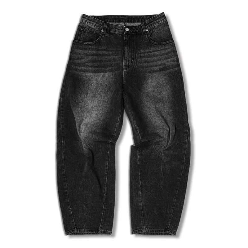 Usual Balloon Cut Denim Pants - 4COLOR