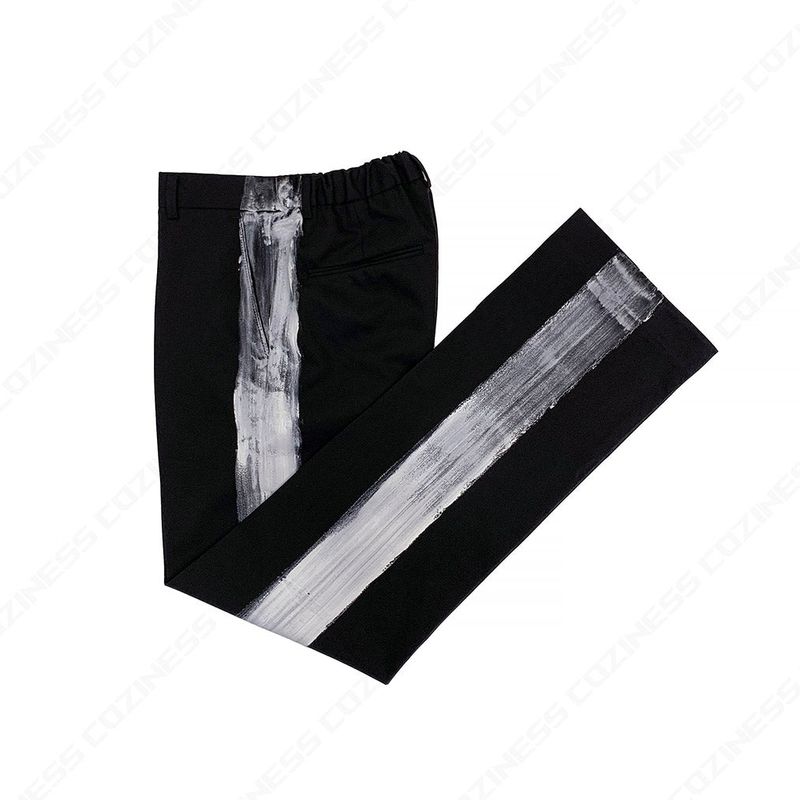 MO Raon Painting Straight Slacks (Set - Up)