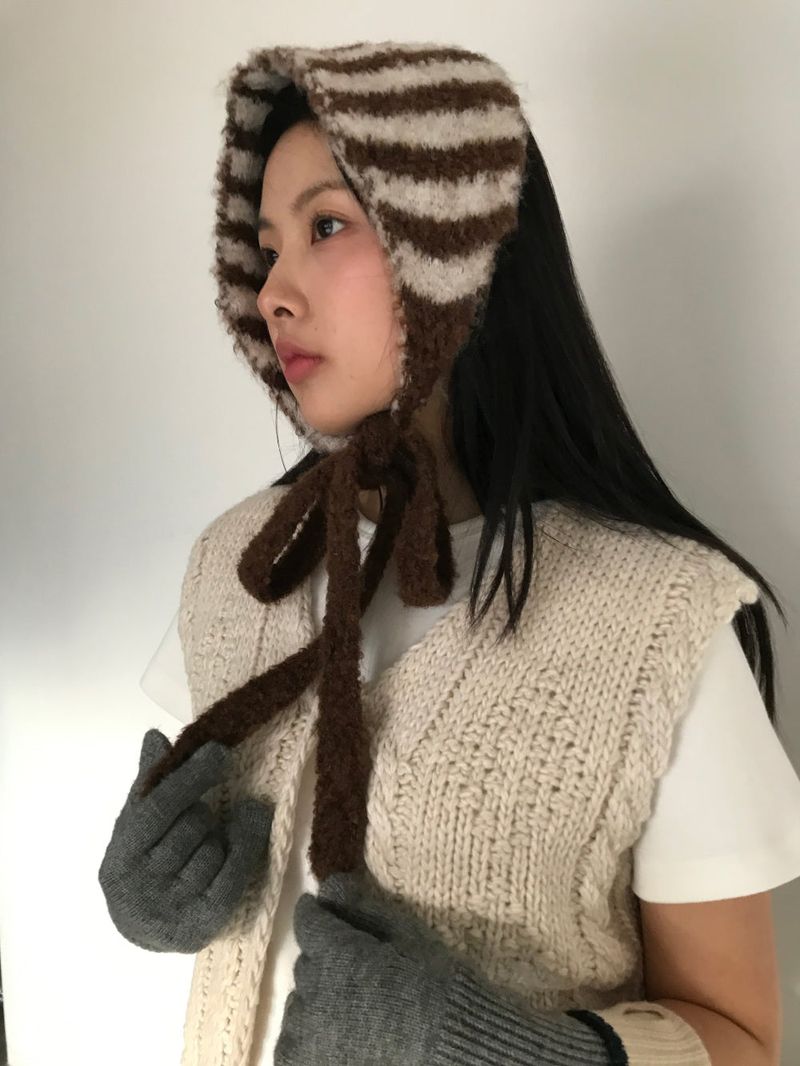 DUGGY（ダギー）の「Kitsune Stripe Earflap (3color)（Fashion Accessories）」