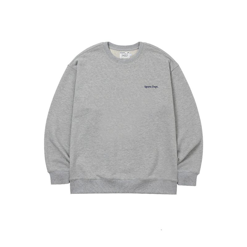 FCMM（エフシーエムエム）の「Sport Dept Flocking Logo Sweatshirt - Melange Grey（Tops）」