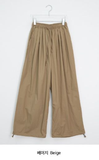 Lanie Summer Wide String Cotton Banding Pants