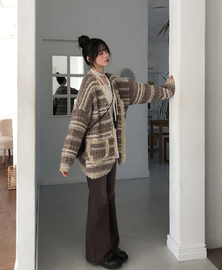 Vintage Low Semi Bootcut Denim Pants