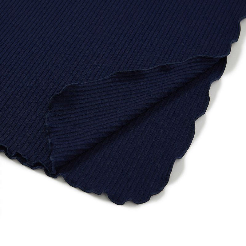 サイドオフミディアムスカート / Side-off Midi Skirt [NAVY]