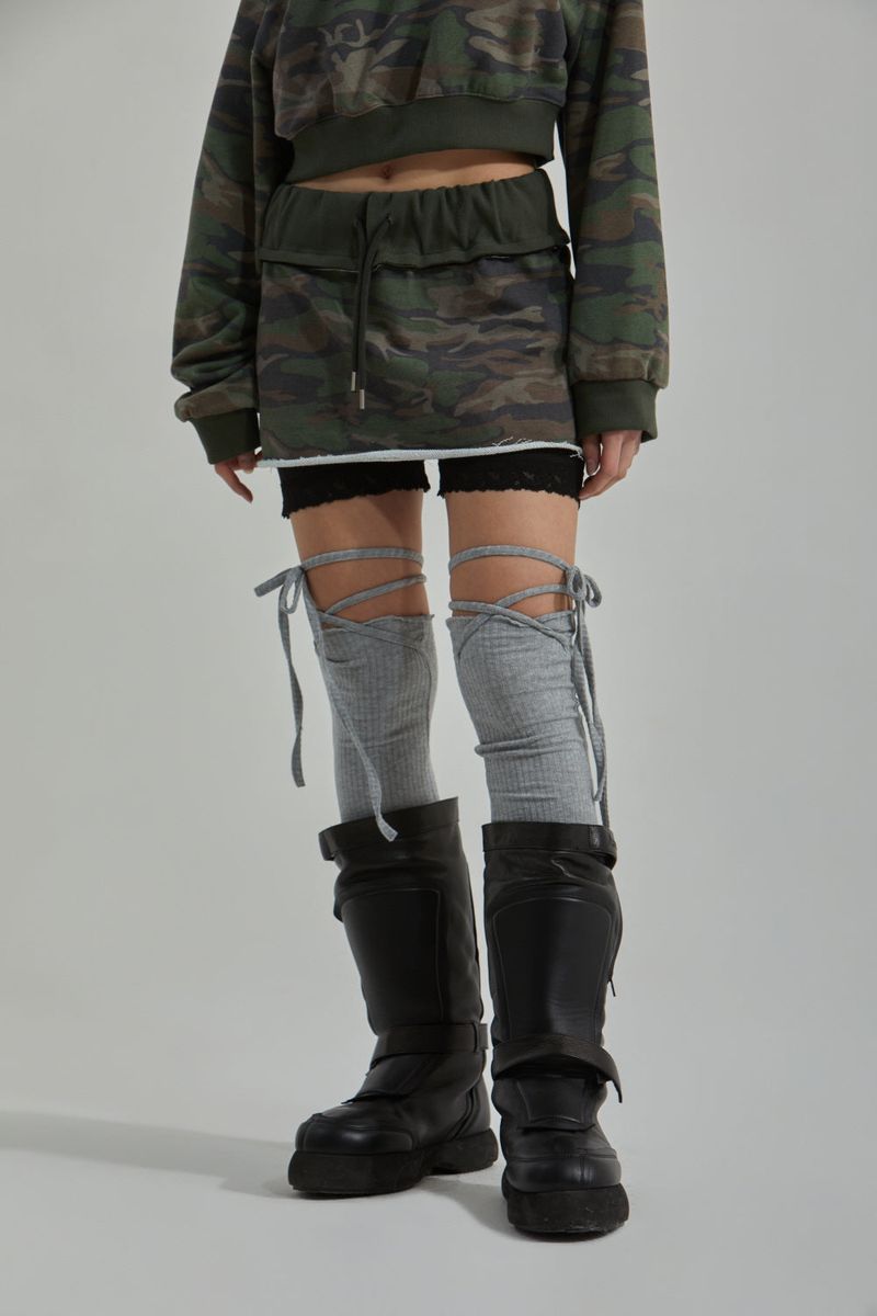 CAMO SKIRT-PANTS