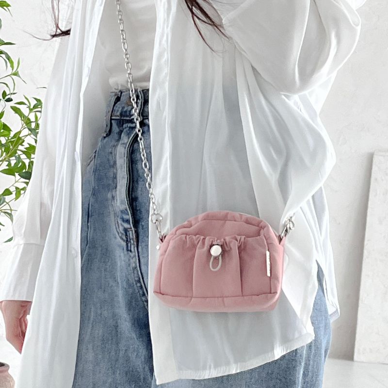 Card Wallet Mini Chain Bag-PINK