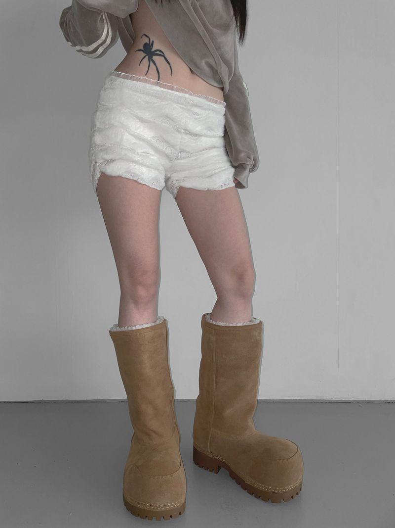 snow winter suede boots(3 color) 