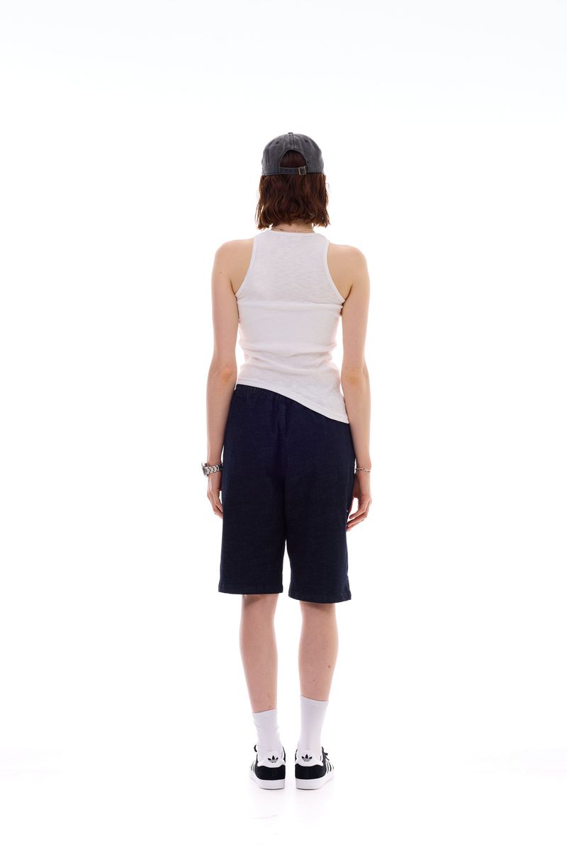 UNBALANCE SLEEVELESS TOP / WHITE