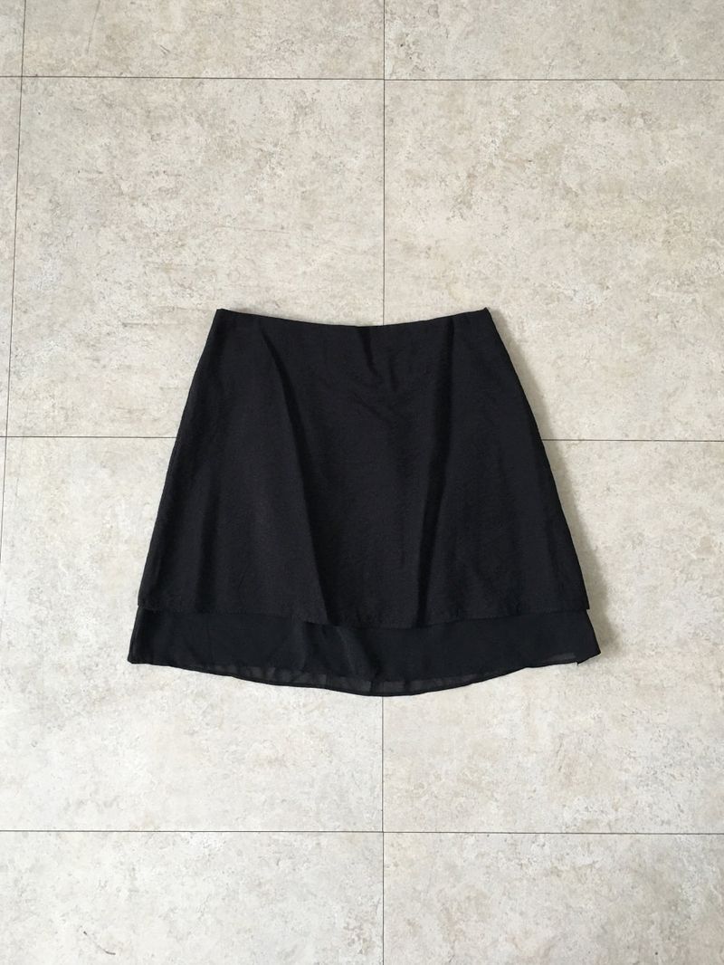 Sophie layered midi skirt