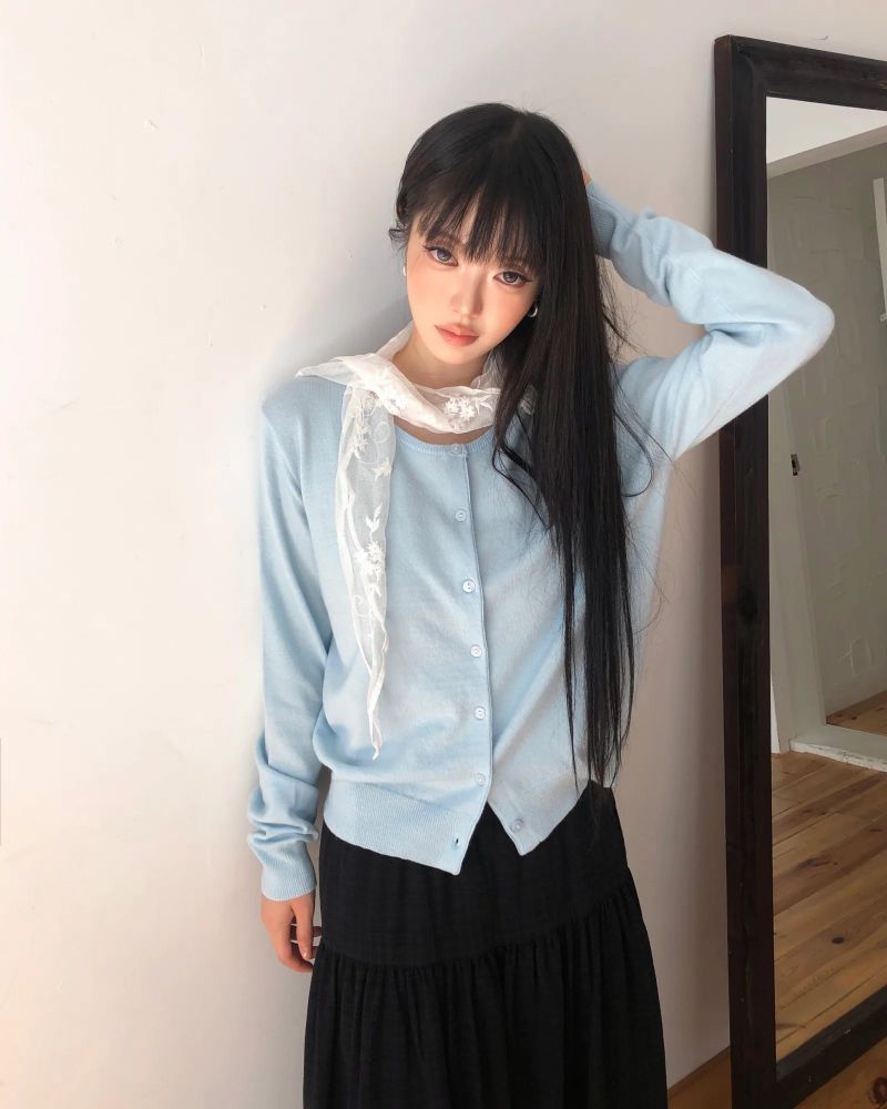 [MADE] Leah Round-Neck Cardigan