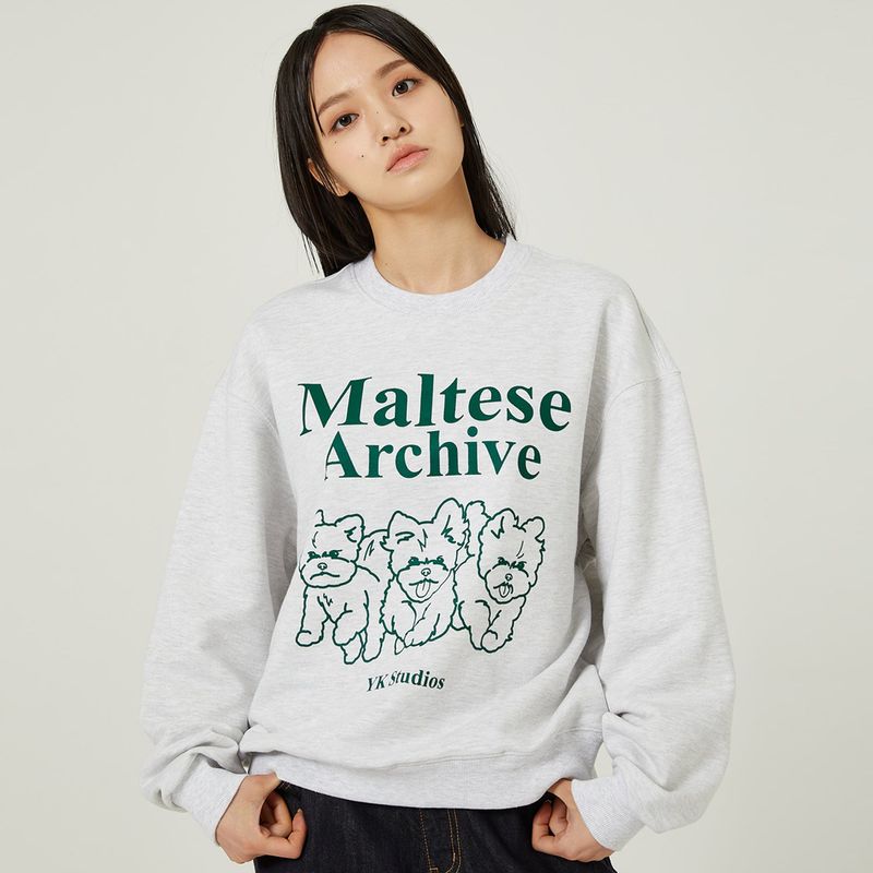 WaiKei(ワイケイ)の「Maltese archive line graphic sweatshirts(Tops)」