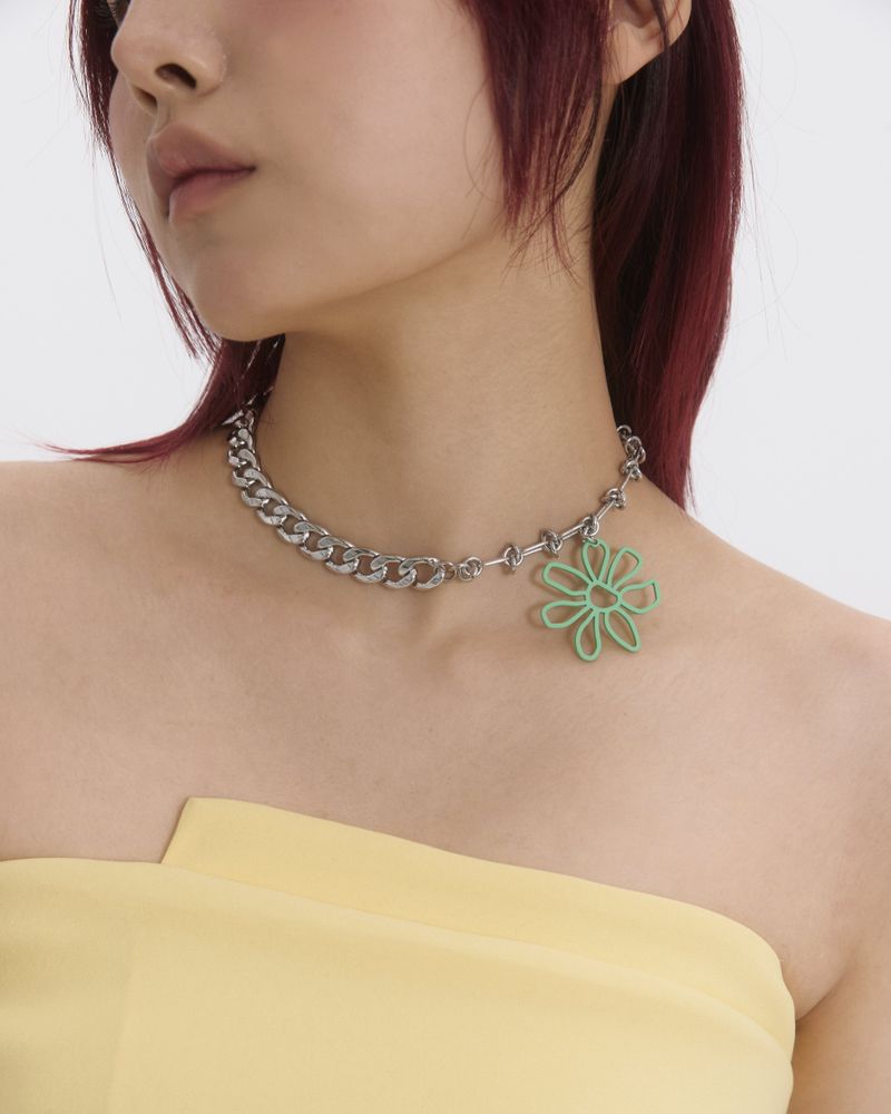 [OBJET] Nareaf snowy chain necklace