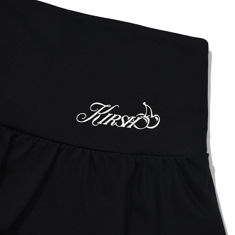CANCAN PLEATS MINI SKIRT [BLACK]