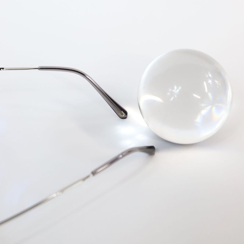 Knouun Round titanium glasses CODE. 101. C Silver