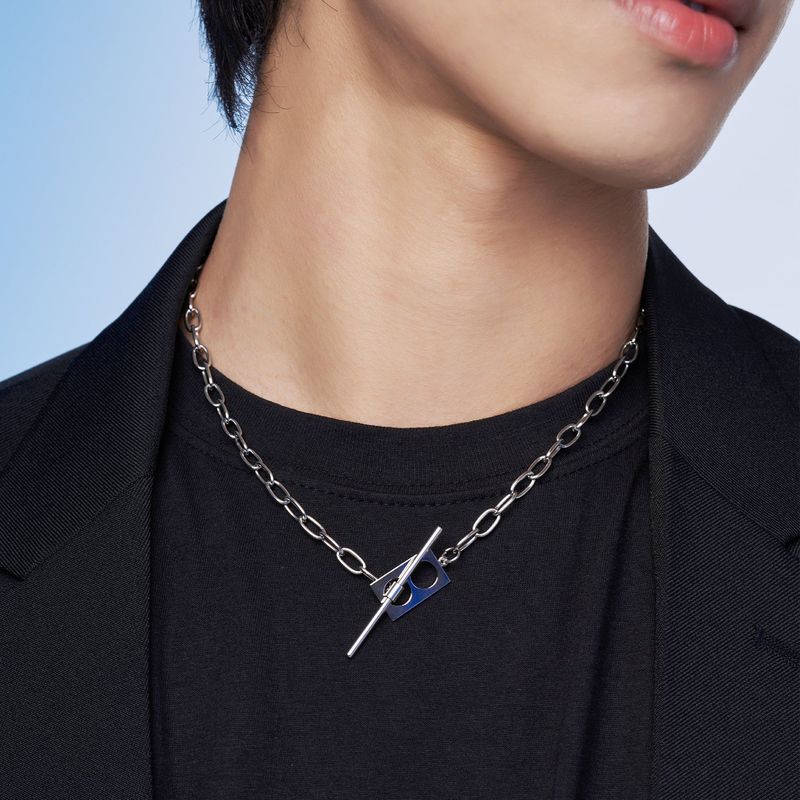 HAWHA(ハワ)の「SQUARE TOGGLE BAR CHAIN NECKLACE(Accessories)」