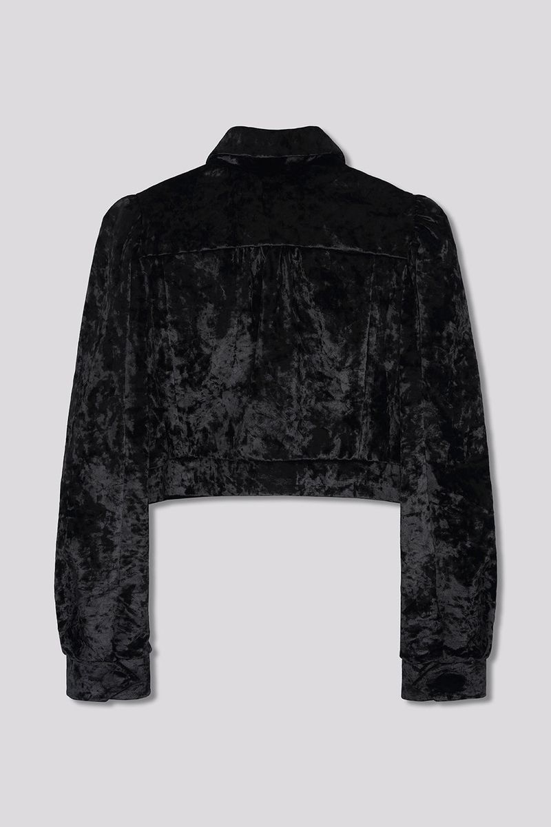 Velvet Jacket Black